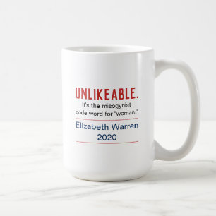 Osympatisk Woman Pro-Elizabeth Warren 2020 Kaffemugg