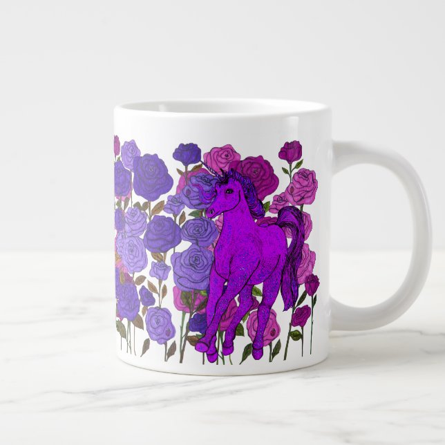 Osynlig Enhörning Jumbo Mugg (Höger)