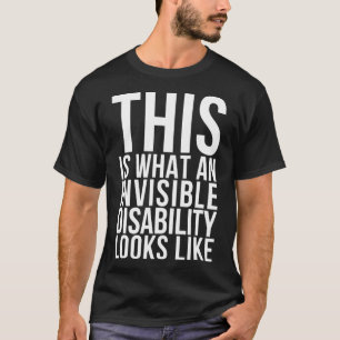 Osynlig funktionsnedsättning Kroniskt smärtstill T Shirt