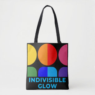 Osynlig glöd med PRIDET TOTE BAG Tygkasse