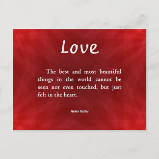 Osynlig kärlek vykort