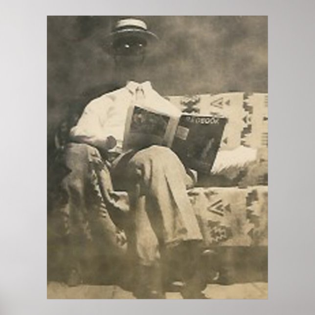 Osynlig man poster (Framsidan)