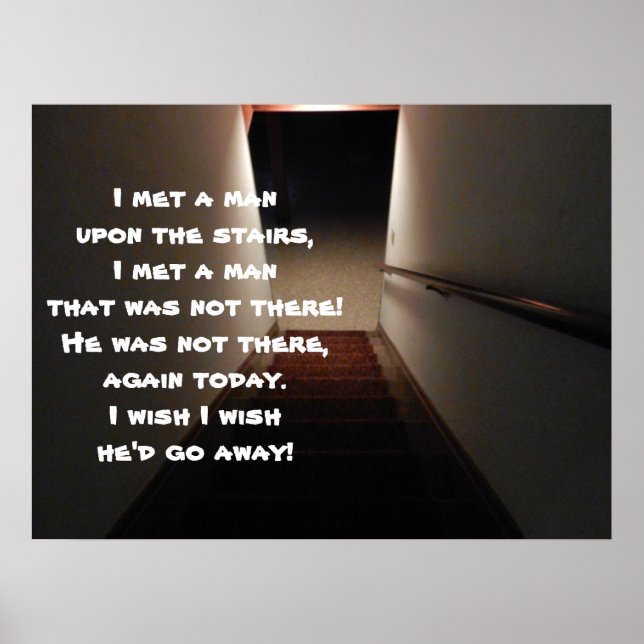 OSYNLIG MAN poster (Framsidan)