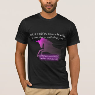 Osynlig rosa Unicorn för T-tröja Tee