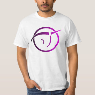 Osynlig rosa Unicornlogotyp Tee Shirt