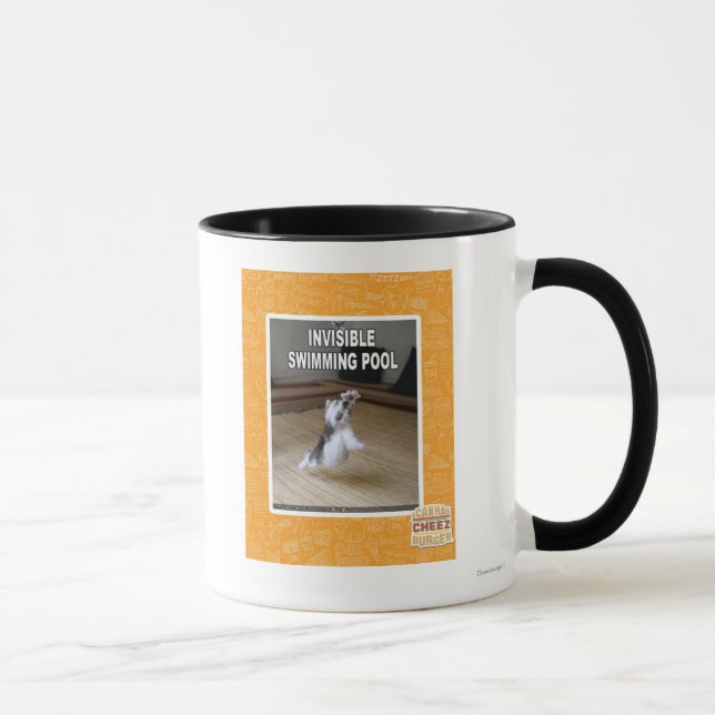 Osynlig simbassäng mugg (Höger)
