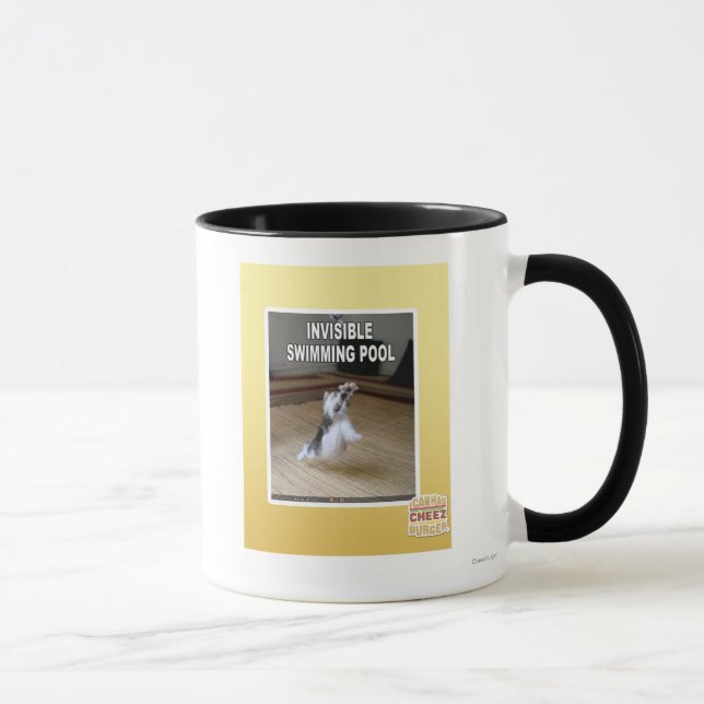 Osynlig simbassäng mugg (Höger)