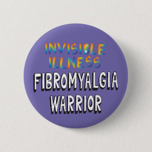 Osynlig sjukdom Fibromyalgi Warrior nål badge