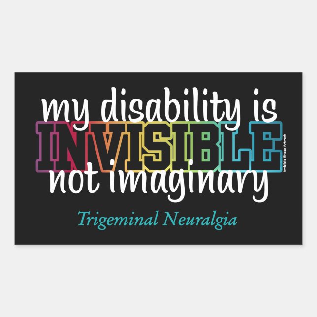 OSYNLIG...TN REKTANGULÄRT KLISTERMÄRKE (Framsida)