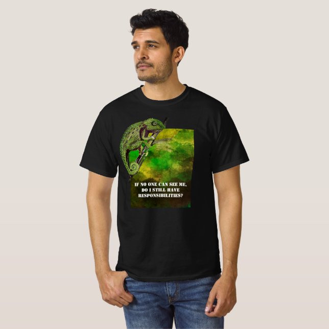 Osynliga Ansvar Chameleontröja T Shirt (Hel framsida)