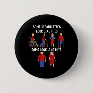 Osynliga handikapp och medvetenhet om psykisk häls knapp