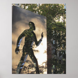 OSYNLIGA MÄNNISKOMONUMENT I NYA YORKSTAN Poster