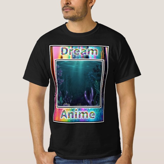 Osynliga Ocean Dream Anime T Shirt (Framsida)