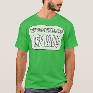 Osynliga sjukdomar är giltig Grönt T Shirt