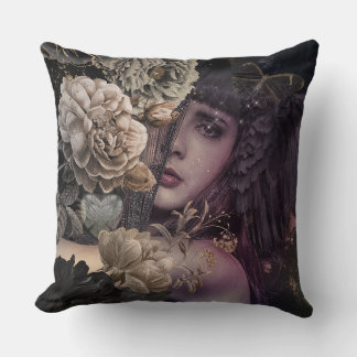 osynligt hjärta dekorativ kudde