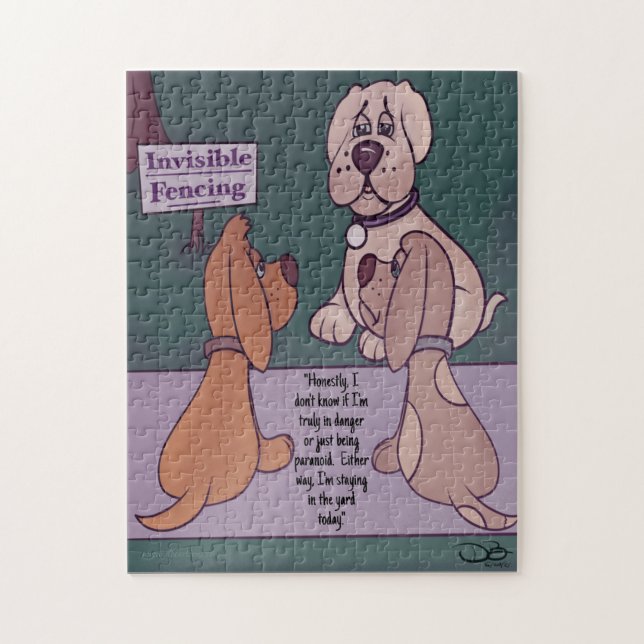 Osynligt pussel från Jigszle (Vertikal)