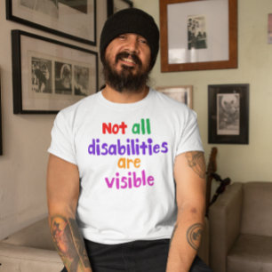 Osynligt sjukdom syns inte alla funktionshinder t shirt