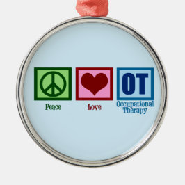 OT-blått Julgransprydnad Metall