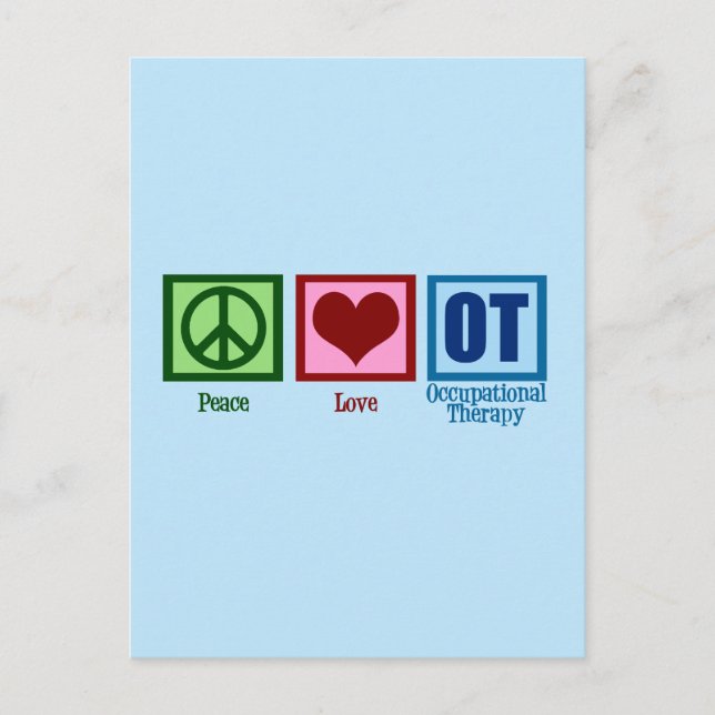 OT Blue Vykort (Framsida)