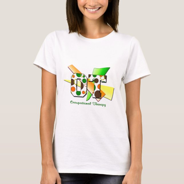 OT cirklar och pricker Tee Shirt (Framsida)