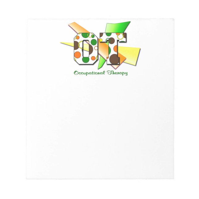 OT-cirklar och punkter Anteckningsblock (Framsida)