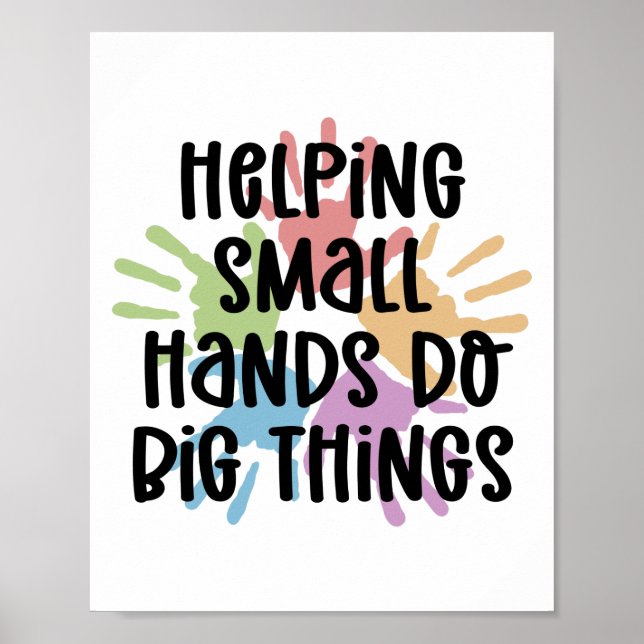 OT-gåvor för barn OT Yrkesbehandling Poster (Framsidan)