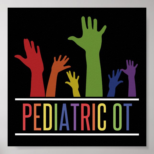 OT-gåvor för barn OT Yrkesbehandling Poster (Framsidan)