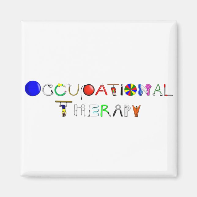 OT i arbete Magnet (Framsidan)