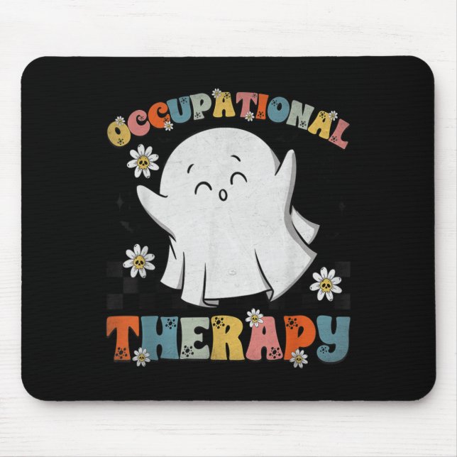 Ot Occupational Therapy Halloween Retro Ghost Ot H Musmatta (Framsidan)