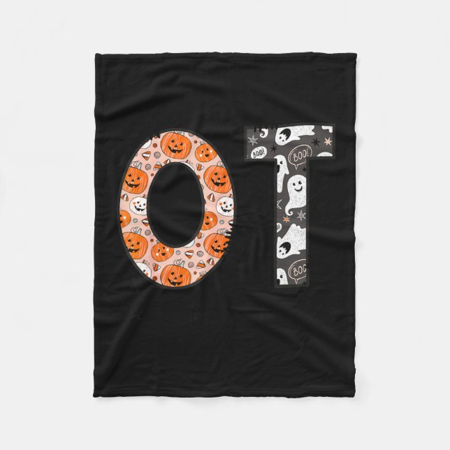 Ot Occupational Therapy Therast Halloween Ota Soky Fleecefilt (Framsidan)