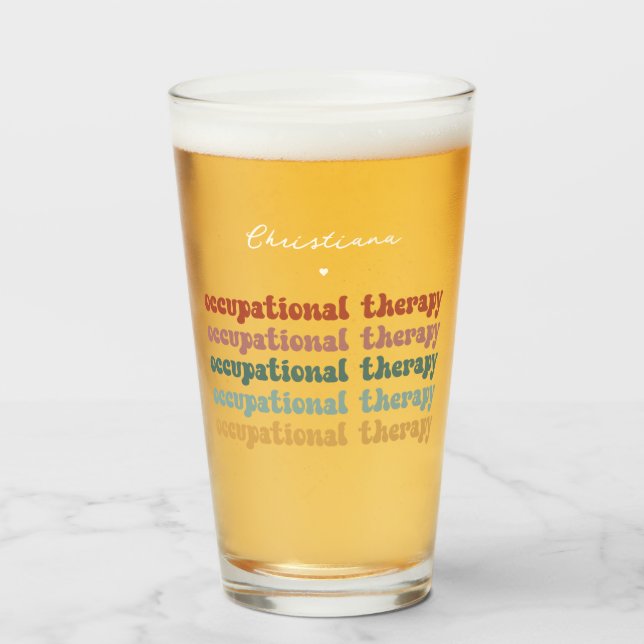 OT-Personlig vid retro-arbetsbehandling Glaskopp (Framsida fylld)