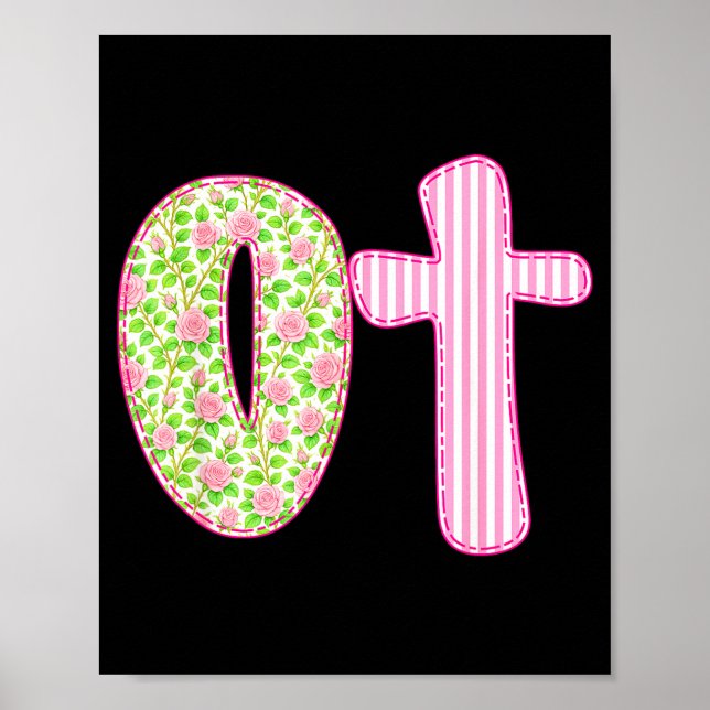 Ot Preppy Occupational Therapy, Boho Cota Girly Co Poster (Framsidan)