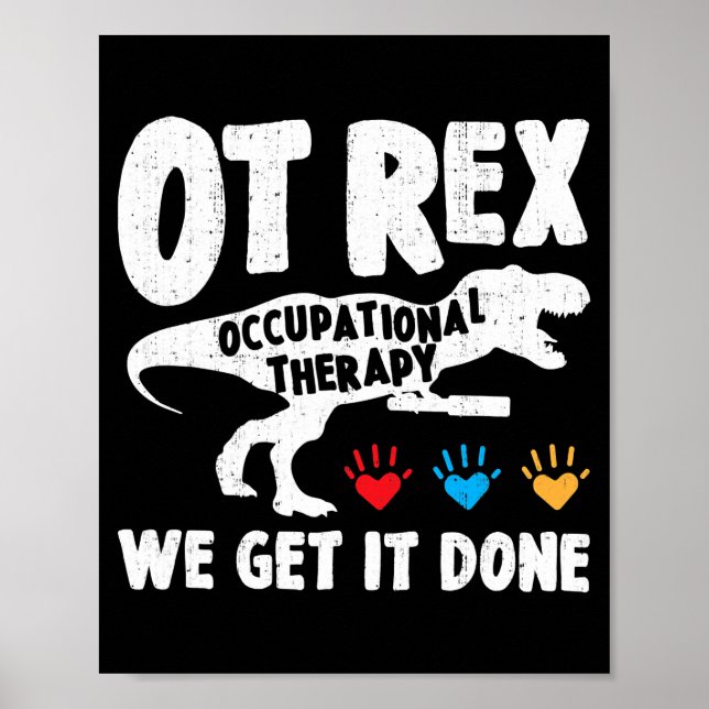 OT Rex Doktor av arbetsbehandling OT Poster (Framsidan)