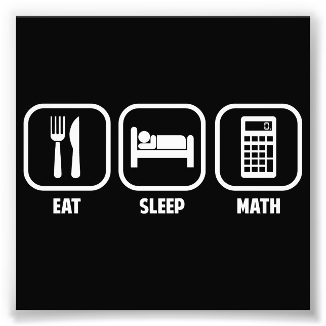ÖT, SLEEP, MATH FOTOTRYCK (Framsidan)