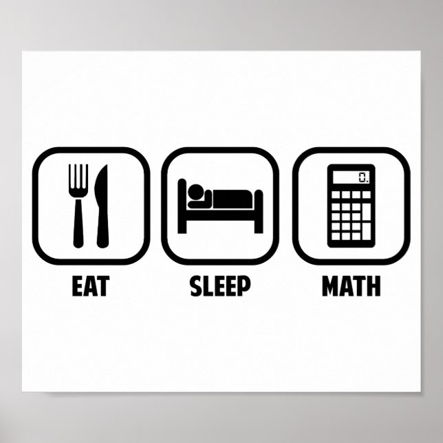 ÖT, SLEEP, MATH POSTER (Framsidan)