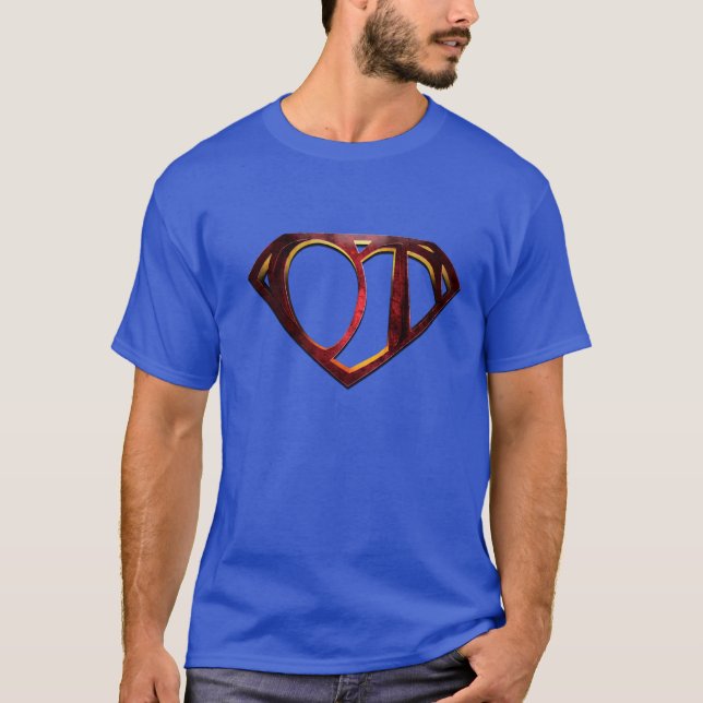 OT-Superheroskjorta Tee Shirt (Framsida)