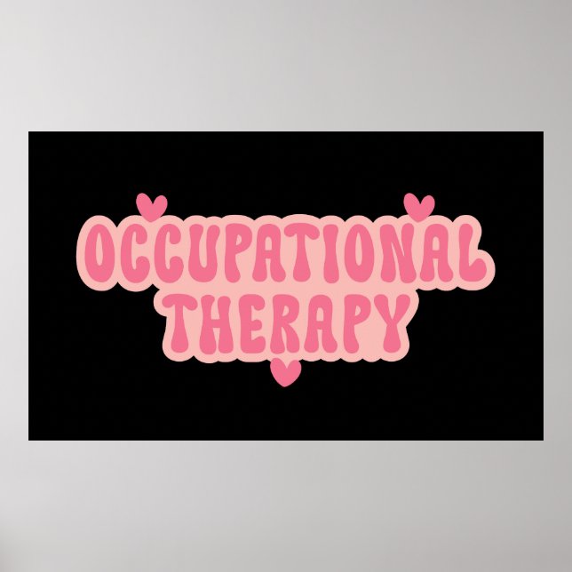 OT vid arbetsbehandling Poster (Framsidan)