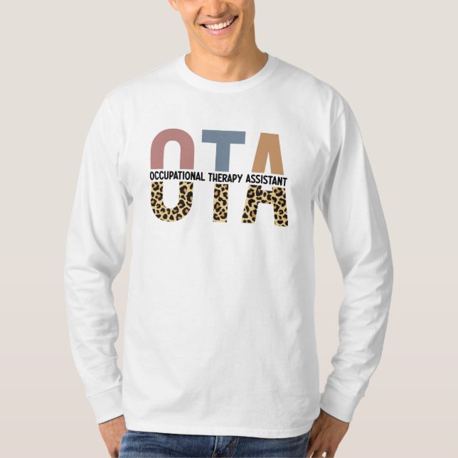OTA Assistant-gåvor för yrkesmässig behandling T Shirt (Framsida)
