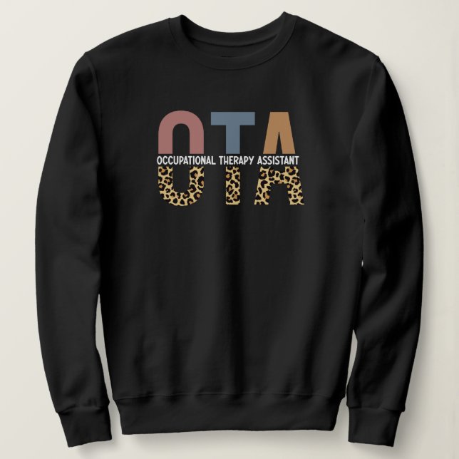 OTA Assistant Gift för arbetsrelaterad behandling T Shirt (Design framsida)