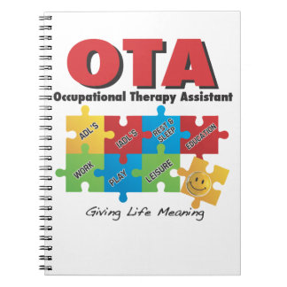 OTA - Yrkes- terapiassistentAnteckningsbok-COTA Anteckningsbok Med Spiral