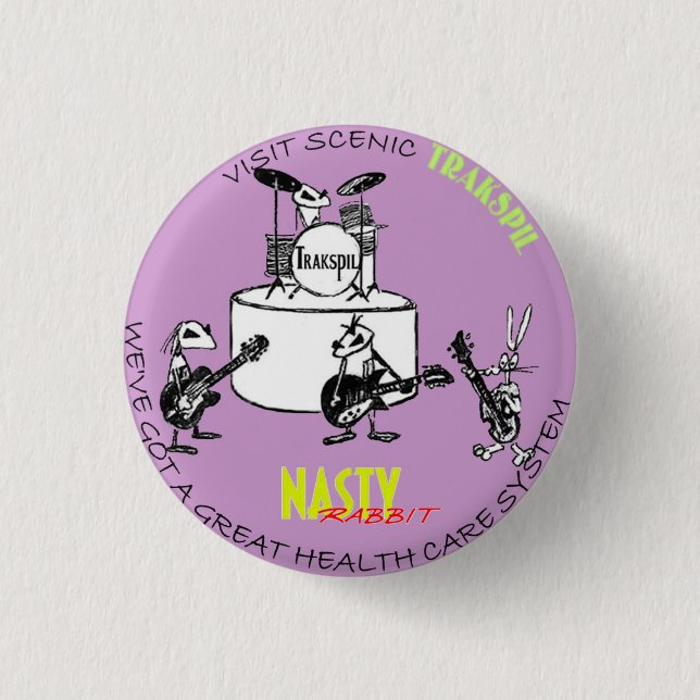 Otäck kanin: Kanin nionde "Trakspil turism ", Knapp (Framsida)