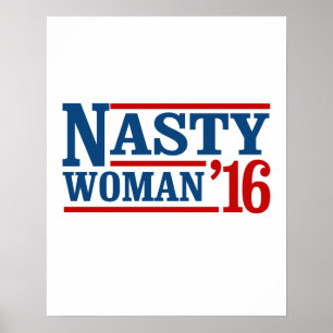Otäck kvinna 2016 - presidentval -- Presid Poster