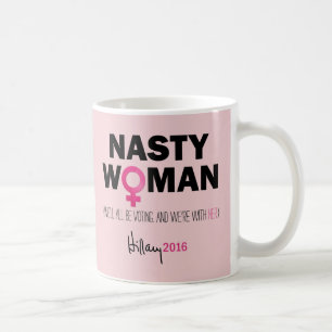 "Otäck kvinna" Hillary Clinton för presidentmugg Kaffemugg