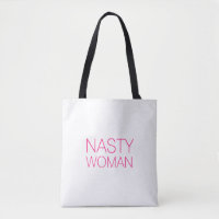 "otäck kvinna" vit shock rosa, magenta - Tote Bag