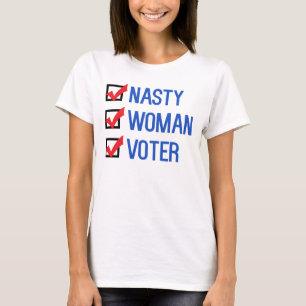 Otäck kvinnaväljareCheckbox Tee Shirt
