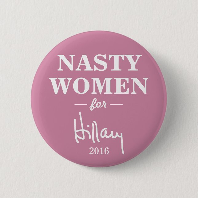 OTÄCKA KVINNOR för den Hillary Clinton kampanjen Knapp (Framsida)