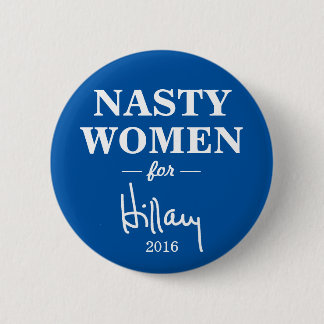 OTÄCKA KVINNOR för den Hillary Clinton kampanjen Knapp