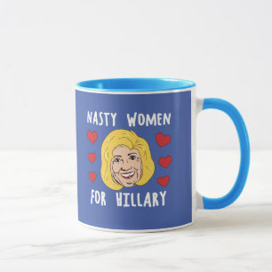 Otäcka kvinnor för Hillary 2016 -- Presidents- Mugg