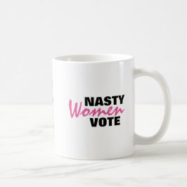 Otäcka kvinnor röstar 2016 kaffemugg