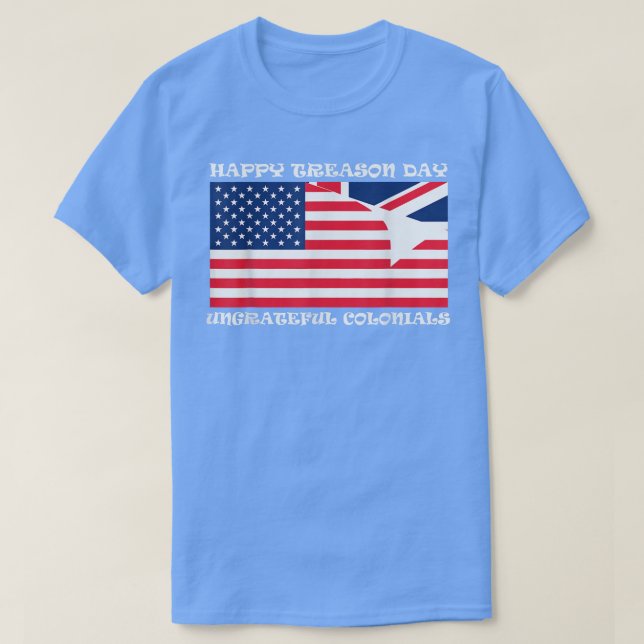 Otacksamma kolonialdagar i lycklig t shirt (Design framsida)